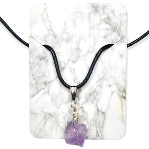 🌟2 for $15 - Natural Raw Amethyst Nugget Necklace
